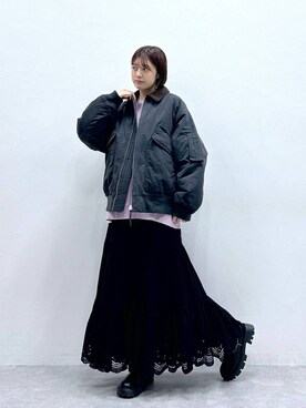 「RAGEBLUE（レイジブルー）のアイテム（ブーツ）」を使った、やながわこころさん（レディース・167cm）の秋コーディネート