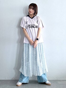 やながわこころさん（レディース・167cm）の夏コーディネート