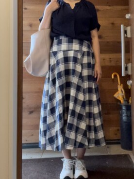 「EDIST.CLOSET（エディストクローゼット）のアイテム」を使った、seatomyさん（レディース・157cm）の夏コーディネート