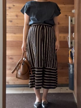 「EDIST.CLOSET（エディストクローゼット）のアイテム」を使った、seatomyさん（レディース・157cm）の秋コーディネート