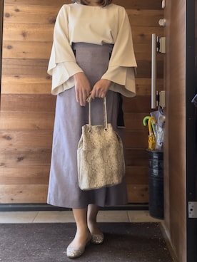 「STYLE DELI（スタイルデリ）のアイテム（バッグ）」を使った、seatomyさん（レディース・157cm）の春コーディネート