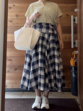 「EDIST.CLOSET（エディストクローゼット）のアイテム」を使った、seatomyさん（レディース・157cm）の夏コーディネート