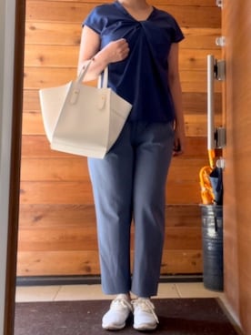 「EDIST.CLOSET（エディストクローゼット）のアイテム」を使った、seatomyさん（レディース・157cm）の春コーディネート