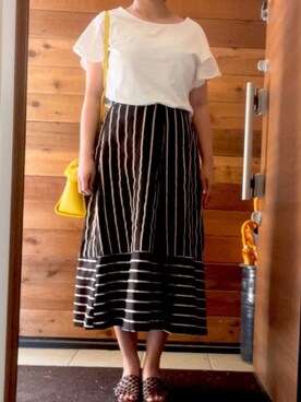 「EDIST.CLOSET（エディストクローゼット）のアイテム」を使った、seatomyさん（レディース・157cm）の春コーディネート