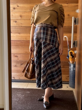 「EDIST.CLOSET（エディストクローゼット）のアイテム」を使った、seatomyさん（レディース・157cm）の秋コーディネート