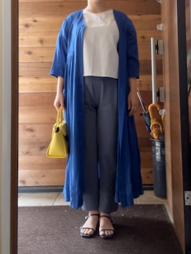 「EDIST.CLOSET（エディストクローゼット）のアイテム」を使った、seatomyさん（レディース・157cm）の夏コーディネート