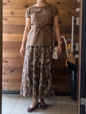 「STYLE DELI（スタイルデリ）のアイテム（バッグ）」を使った、seatomyさん（レディース・157cm）の秋コーディネート