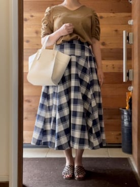 「EDIST.CLOSET（エディストクローゼット）のアイテム」を使った、seatomyさん（レディース・157cm）の夏コーディネート