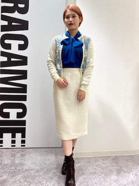 「ボウタイブラウス」｜naracamicie111さん（レディース・160cm）の秋コーディネート