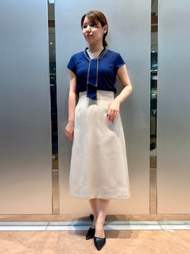 「ボウタイ」｜naracamicie111さん（レディース・155cm）の秋コーディネート