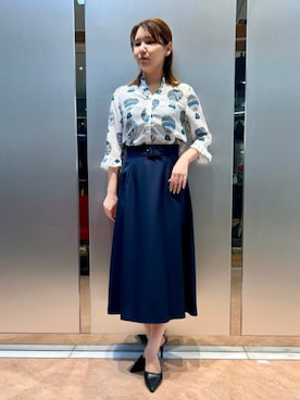 「ブラウスコーデ」｜naracamicie111さん（レディース・155cm）の秋コーディネート