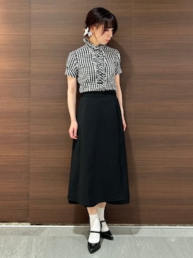 「ブラウスコーデ」｜naracamicie111さん（レディース・156cm）の秋コーディネート