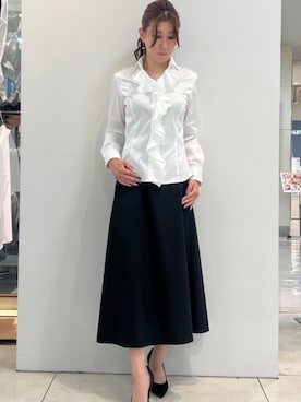 「ブラウスコーデ」｜naracamicie111さん（レディース・160cm）の秋コーディネート