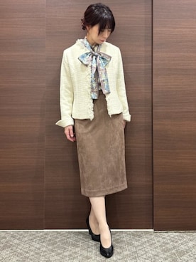 「ブラウスコーデ」｜naracamicie111さん（レディース・156cm）の秋コーディネート