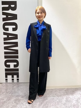 「ボウタイブラウス」｜naracamicie111さん（レディース・160cm）の夏コーディネート