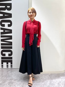 「ボウタイ」｜naracamicie111さん（レディース・160cm）の秋コーディネート