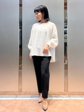 「ブラウスコーデ」｜naracamicie111さん（レディース・150cm）の秋コーディネート