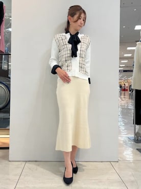 「ボウタイブラウス」｜naracamicie111さん（レディース・160cm）の秋コーディネート