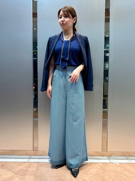 「アイテム（ジャケット/アウター）」を使った、naracamicie111さん（レディース・155cm）の秋コーディネート