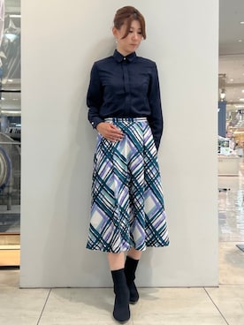 「ブラウスコーデ」｜naracamicie111さん（レディース・160cm）の秋コーディネート