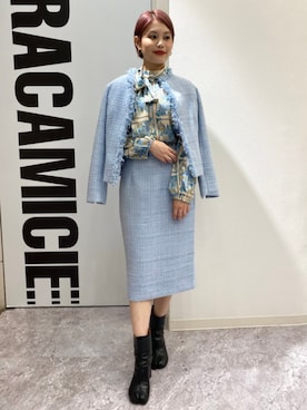 「ボウタイ」｜naracamicie111さん（レディース・160cm）の秋コーディネート