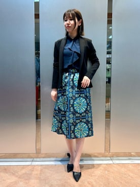 「アイテム（ジャケット/アウター）」を使った、naracamicie111さん（レディース・155cm）の秋コーディネート