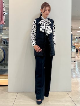 「ボウタイ」｜naracamicie111さん（レディース・160cm）の秋コーディネート