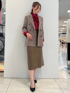 「フリルトップス」｜naracamicie111さん（レディース・160cm）の秋コーディネート