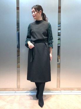 「ボウタイ」｜naracamicie111さん（レディース・157cm）の秋コーディネート