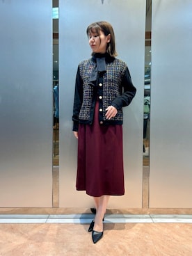 「ボウタイ」｜naracamicie111さん（レディース・155cm）の秋コーディネート