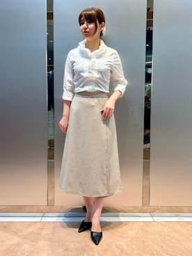 「ブラウスコーデ」｜naracamicie111さん（レディース・155cm）の秋コーディネート