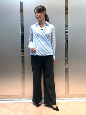 「ブラウスコーデ」｜naracamicie111さん（レディース・157cm）の秋コーディネート