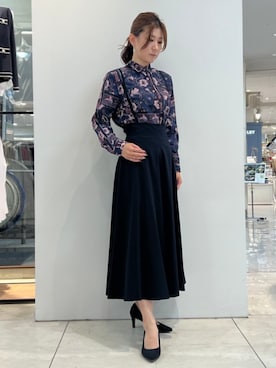 「NARACAMICIE（ナラカミーチェ）のアイテム（その他パンツ）」を使った、naracamicie111さん（レディース・160cm）の秋コーディネート