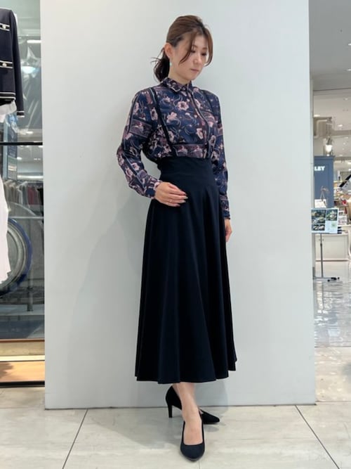 ナラカミーチェ（NARACAMICIE）/【NARACAMICIE】ステンドグラス長袖オーバーブラウス セール】【NARACAMICIE】ステンドグラス長袖オーバーブラウス（シャツ