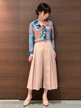 「ブラウスコーデ」｜naracamicie111さん（レディース・156cm）の秋コーディネート