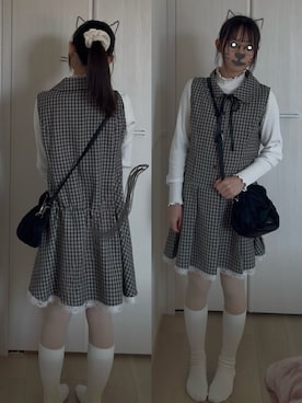 「Avail（アベイル）のアイテム」を使った、nyo.on=さん（レディース・149cm）の春コーディネート