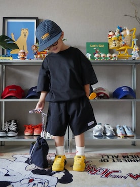 りい👦🏻/しい👦さん(キッズ・100cm)の夏コーディネート