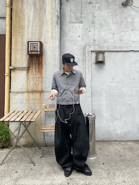 「アイテム（キャップ）」を使った、___hwtsさん（メンズ・170cm・10代）の秋コーディネート