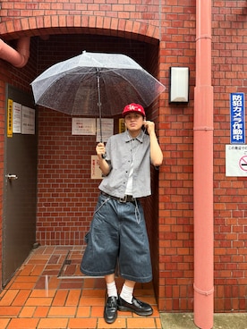 「アイテム（ローファー）」を使った、___hwtsさん（メンズ・170cm・10代）の夏コーディネート