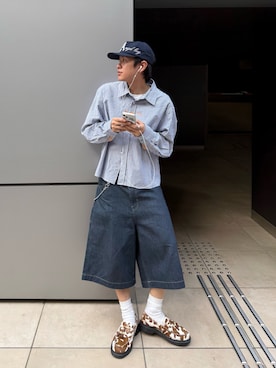 「Supreme （シュプリーム）のアイテム」を使った、___hwtsさん（メンズ・170cm）の秋コーディネート
