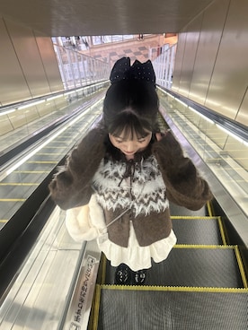 「アイテム（ニット/セーター）」を使った、tsubomi0901さん（レディース・144cm）の冬コーディネート