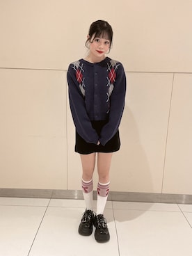 「アイテム（スカート）」を使った、tsubomi0901さん（レディース・144cm）の冬コーディネート