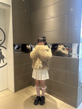 「アイテム（ブルゾン）」を使った、tsubomi0901さん（レディース・144cm）の冬コーディネート