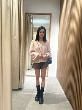 「アイテム（カーディガン/ボレロ）」を使った、tsubomi0901さん（レディース・144cm）の秋コーディネート