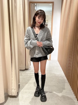 「アイテム（カーディガン/ボレロ）」を使った、tsubomi0901さん（レディース・144cm）の秋コーディネート