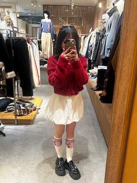 「アイテム（スカート）」を使った、tsubomi0901さん（レディース・144cm）の秋コーディネート