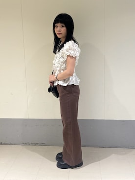 「ドット柄」｜tsubomi0901さん（レディース・144cm）の秋コーディネート