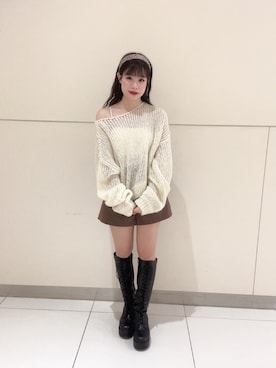 「アイテム（パンツ）」を使った、tsubomi0901さん（レディース・144cm）の秋コーディネート