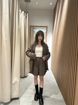 「アイテム（テーラードジャケット）」を使った、tsubomi0901さん（レディース・144cm）の秋コーディネート