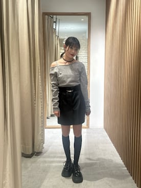 「アイテム（スカート）」を使った、tsubomi0901さん（レディース・144cm）の秋コーディネート